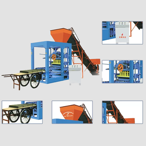 Küçük çimento karton kutu kil ekstrüzyon kilitli kaldırım beton otomatik hydraform birbirine tuğla yapma makinesi fiyat - Product Image 2