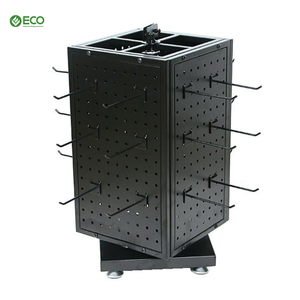 Bán lẻ kim loại Pegboard vòng chìa khóa quay hiển thị kim loại Pegboard hiển thị truy cập hàng đầu spinner giá - Product Image 3