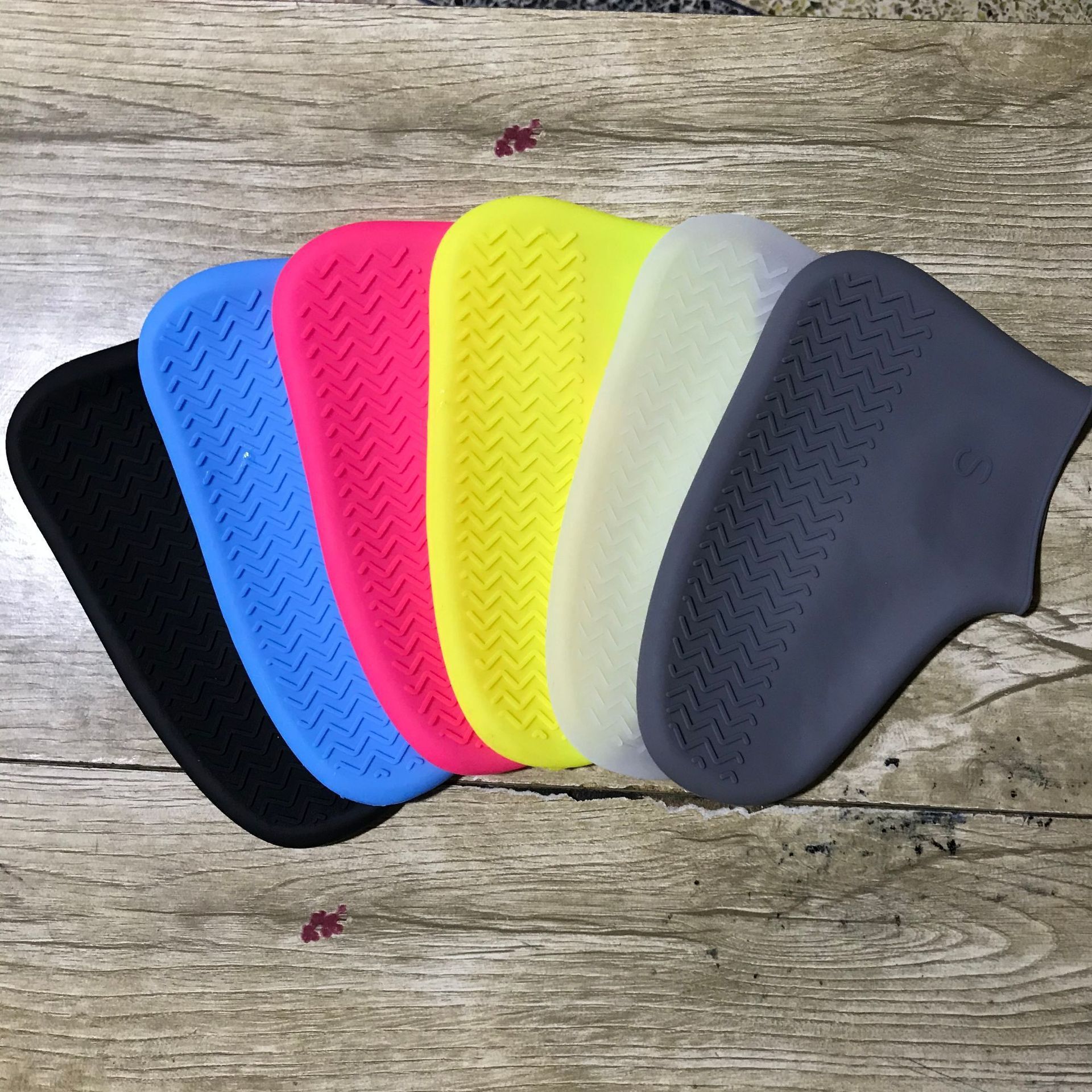 white/blue/gray/black/yellow/pink-(S)