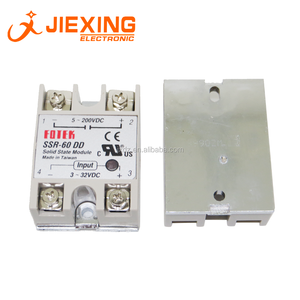 SSR-60DD 60A 3-32VDC <strong>Input</strong> 5-200VDC <strong>Output</strong> Single Phase DC to DC SSR Solid State <strong>Relay</strong> <strong>Module</strong>