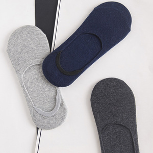 Stokta ücretsiz örnek 5 Pairs bir Set çorap düşük fiyat düz renk kaymaz silikon görünmez çorap - Product Image 6