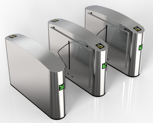 Puertas de torniquete automáticas de alta seguridad, reconocimiento facial, huella dactilar, Control DE ACCESO RFID, sistema de puerta de barrera de torniquete con solapa - Product Image 5