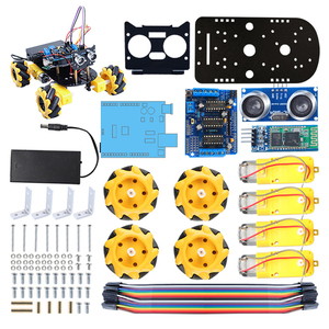 Smart Robot Car Kit für die R3-Projektprogrammierung mit Mecanum Wheels Upgrade Uno R3 DIY Self-Building Electronics Kit Code