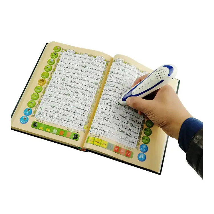 อิสลามของขวัญ Tajweed คัมภีร์กุรอานผู้เล่นอ่านดิจิตอลอ่านอ่านปากกาสำหรับการสวดมนต์ของชาวมุสลิม M9อ่านคัมภีร์กุรอาน16GB
