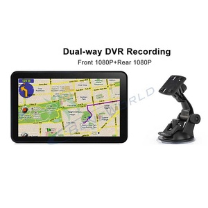 OEM ODM制造商全球定位系统汽车导航器7英寸双镜头汽车全球定位系统带摄像头4g卡车全球定位系统导航带摄像头 - Product Image 6