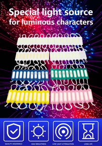 COB LED โมดูลหลอดไฟ RGB แบบกันน้ำ1W 2W โมดูลไฟแบ็คไลท์ LED 12V-24V โมดูลจอแสดงผล LED - Product Image 6