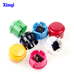 2-Player High Quality <strong>Arcade</strong> 30MM / 24MM Push Buttons and 5 Pin Joystick DIY <strong>Controller</strong> Kit for Win Dows and <strong>Raspberry</strong> <strong>Pi</strong> Games