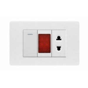Hot Selling <strong>Multi</strong>-<strong>Function</strong> Electric <strong>Multi</strong> Wall <strong>Socket</strong> <strong>Switch</strong> <strong>With</strong> Light 1 Gang 1 Way+Double 2 Pole <strong>Socket</strong> - Product Image 2