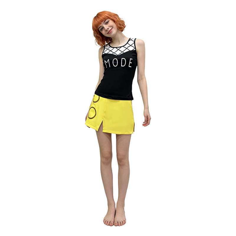 Tenue jaune de Nami (haut et jupe)
