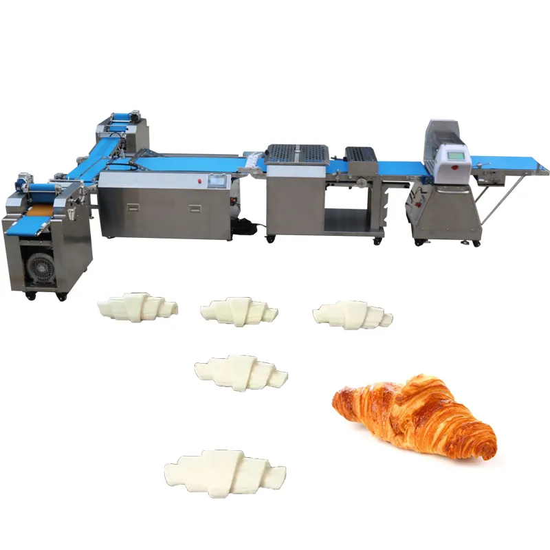 Volautomatische Croissant Brood Vormen Machine Croissant Productielijn Croissant Maken Machine