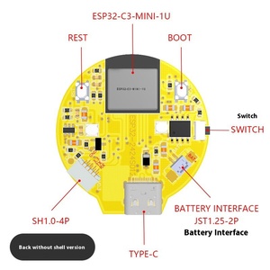 Placa de desarrollo con pantalla LCD redonda de 1,28 pulgadas integrada, módulo Bluetooth Wifi con pantalla táctil para circuitos integrados