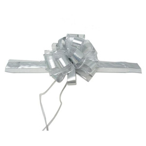 Lazos de cuerda para regalo, cinta lisa para envolver, 8 lazos, hilo de nieve, Pompón, con línea de colores - Product Image 2