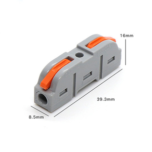 Electric Cable Wire Connector <strong>Spring</strong> Lever <strong>Terminal</strong> <strong>Push</strong> in Wire Connector Lever-Nut <strong>Terminal</strong> <strong>Block</strong> - Product Image 3