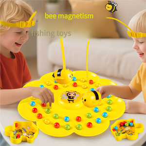 Sớm trẻ em người lớn Máy tính để bàn đồ chơi CHA mẹ-con tương tác ít ong vàng hái đậu mật ong Trò chơi câu cá đồ chơi - Product Image 2