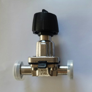 Multi-Style SS316 Sanitária T Tipo Diafragma Válvula Zero Dead Leg <span class=keywords><strong>Manual</strong></span> e Controle Pneumático para Água Química
