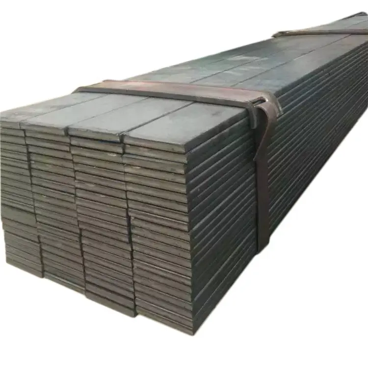 Precio ASTM acero al carbono AISI 1045 1018 1080 MS barra de acero plana laminada en caliente