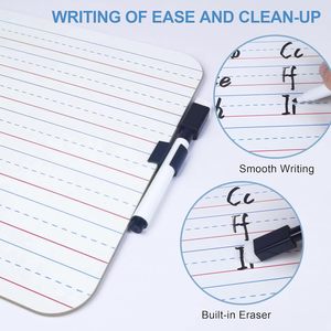 9x12 inch nhỏ bảng trắng 12PC gói bảng Trắng Khô xóa lapboards Bộ - Product Image 6