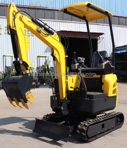 Yan salıncak fonksiyonu ile ekskavatör aksesuarları ile donatılmış şantiyeler için çok fonksiyonlu kullanım Mini ekskavatör 1ton - Product Image 1