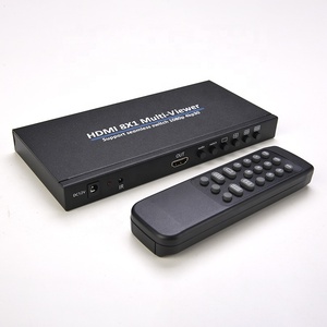 <strong>HDMI</strong> Switch 8x1 <strong>HDMI</strong> <strong>Switcher</strong> Quad Screen Multiviewer Multi-Viewer <strong>HDMI</strong> Seamless <strong>Switcher</strong> 4K 1080P With Remote Control for TV - Product Image 1