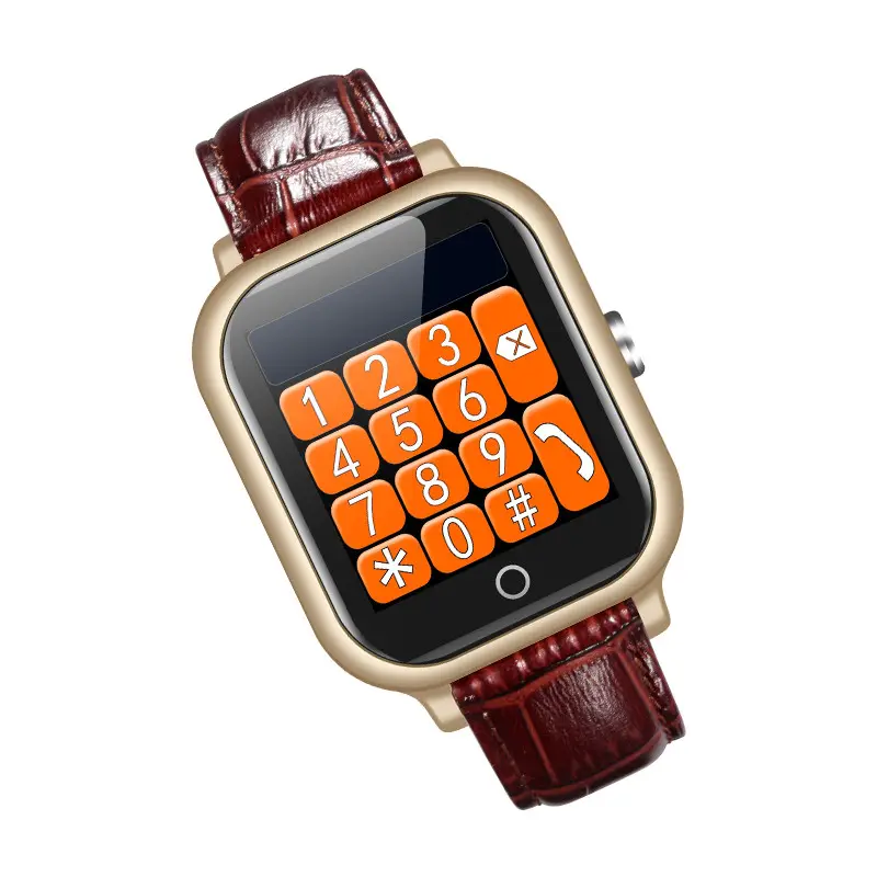 Relógio inteligente para idosos, relógio de alta qualidade, cuidados com a saúde de emergência, ds19, android, sistema, gps, chamada de telefone para idosos