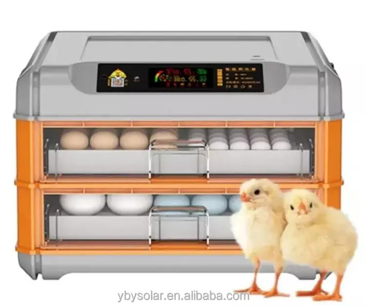 Incubatrice per uova a 500 capacità completamente automatica per incubatori di uova macchina da cova automatica Mini incubatrice a rulli per pulcini