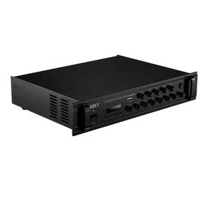 XIDLY-5-Zoned 100Vスピーカー出力BASSおよびTREBLEトーンコントローラースピーカー用サウンドパワーミキサーアンプ - Product Image 1