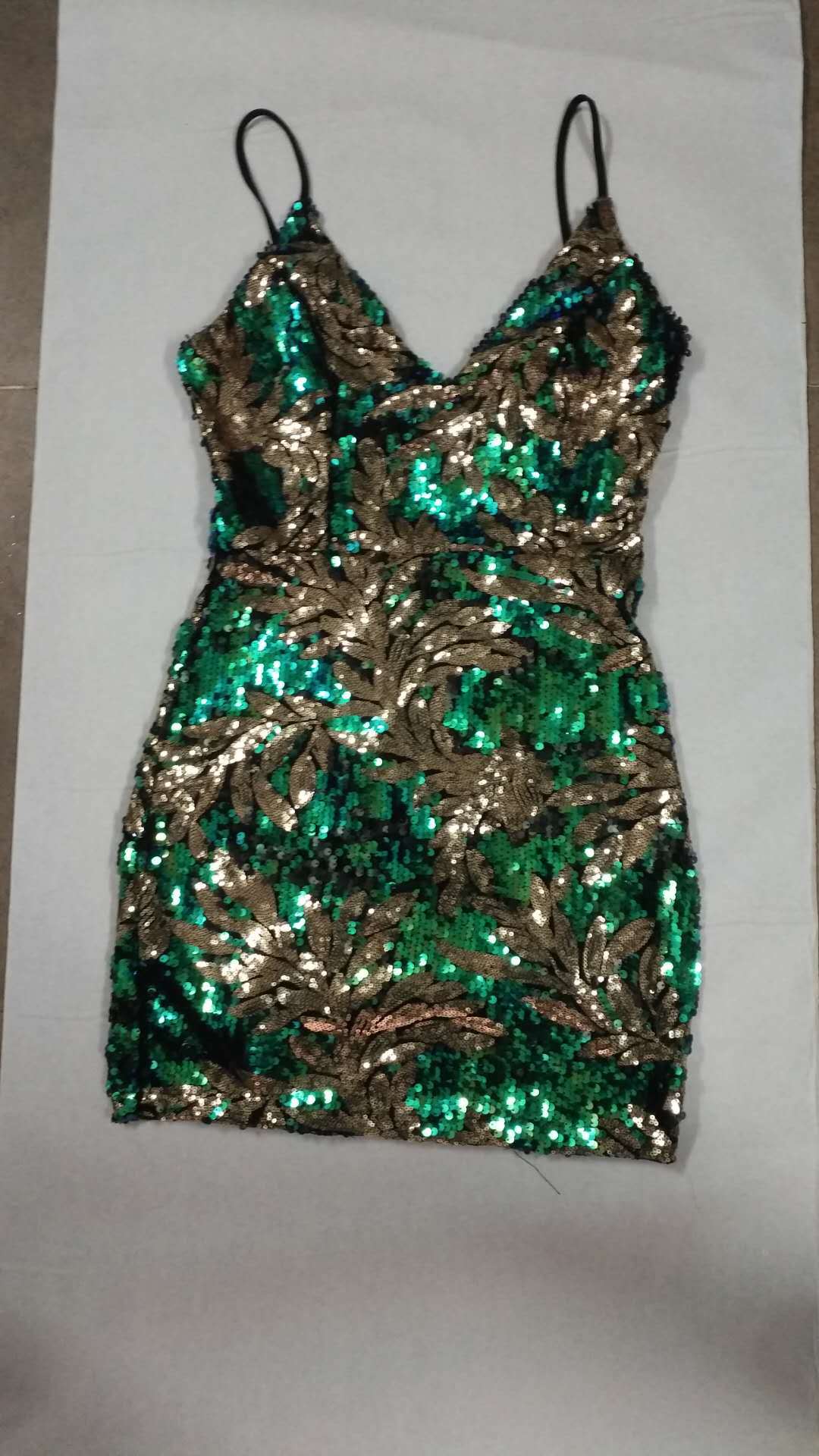 2020 Ecowalson New women's suspenders sexy skirt nightclub sequin dress women dress