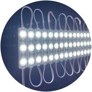 DC24V DC12V 1.5W light 1.2W alüminyum PCB 3 cips smd2835 işareti mektup ışık tasarım kaynağı için led modülü - Product Image 5