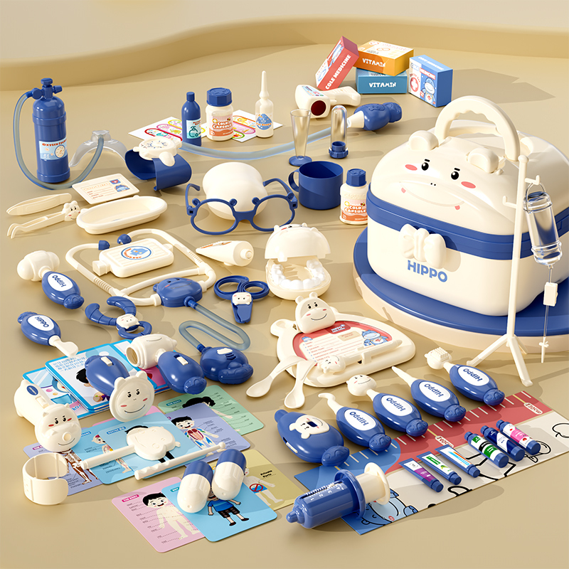 Hippo 72pcs Bleu