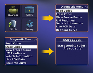 Lettore di codici di sistema completo Scanner diagnostico per auto OBD con dati in tempo reale per tutti i veicoli per strumenti di prova - Product Image 2