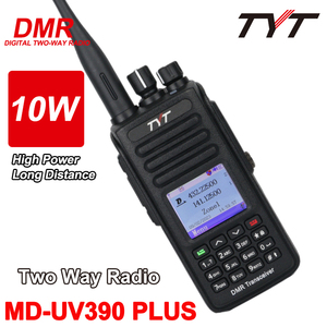 Tyt MD-UV390 cộng với 10W cộng với <span class=keywords><strong>DMR</strong></span> đài phát thanh kỹ thuật số 10W (GPS aes256 mã hóa tùy chọn) IP67 VHF/UHF băng tần kép kỹ thuật số Walkie Talkie - Product Image 5