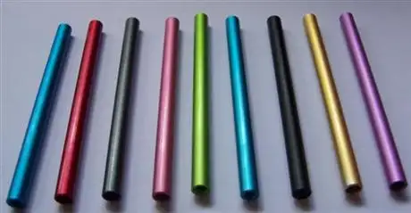 color Anodized aluminum pipe