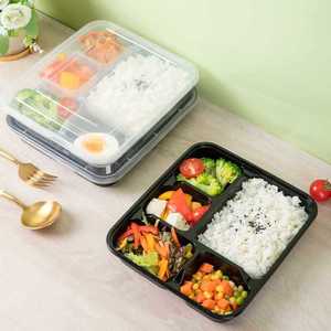 37oz tek kullanımlık plastik 5 bölme kullanımlık sızdırmaz öğle yemeği hazırlık makarna aperatifler pişmiş ambalaj kutusu Fast Food konteyner - Product Image 3