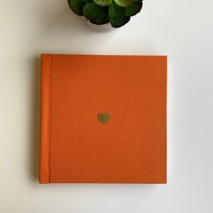 Impressão personalizada tecido linho quadrado Hardcover memória foto álbum registros jornal livro para casais família amigos