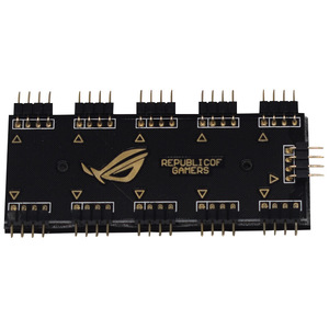 New Arrival RGB AURA SYNC Fan HUB <strong>Computer</strong> 5V-12V Optional 4PIN RGB 3PIN ARGB HUB Lighting <strong>Control</strong> <strong>Computer</strong> Accessories - Product Image 2