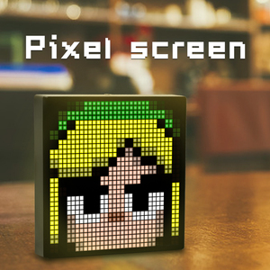 <strong>LED</strong> Pixel Display Smart Matrix RGB for Bluetooth App Control Programmable Screen Nightlight Cool Animation <strong>DIY</strong> Decor Frame <strong>10W</strong> P - Product Image 1