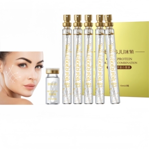 Toptan emilebilir kore yüz gerginlik konuları kollajen proteini iplik Nano kollajen kaldırma konuları altın kollajen seti - Product Image 4