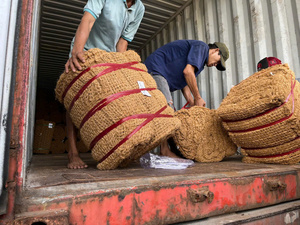 2024 di vendita calda da giardino parasole/parasole/parasole tenda da sole in fibra di cocco appesa da esportazione da blu loto VIETNAM - Product Image 2