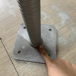 Base de andamio Jack para soporte de andamio