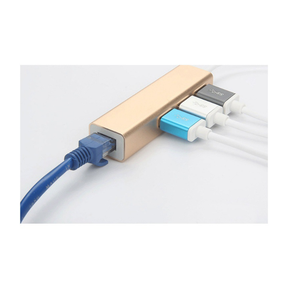 Adattatore 4-in-1 Gigabit LAN Ethernet 3 RJ45 USB 3.0 tipo C porte convertitore certificate interfaccia WiFi rete per Laptop certificata CF - Product Image 3