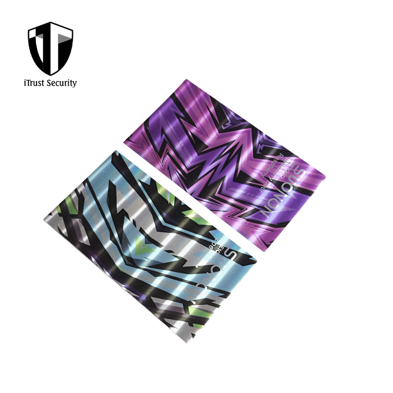 Atomizer packaging sticker