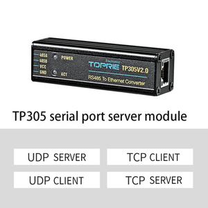 Herramienta de conversión de protocolo Modbus RS485 a Modbus TCP/IP IoT Gateway Ethernet RJ45 RS485 Convertidor de puerto serie