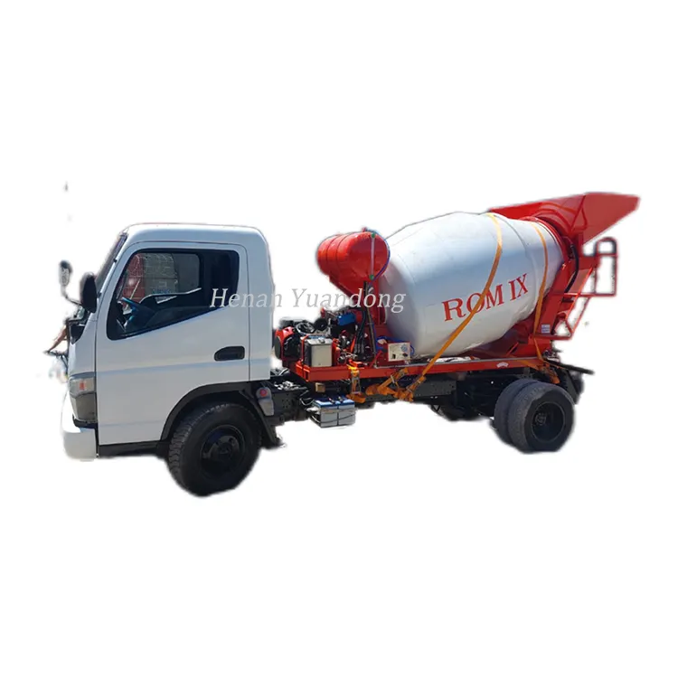 Hot 1.5 Cbm Concrete Mixing Trailer Howo Cement Spinning Tops Ready Mix Concrete Mixer Truck Price