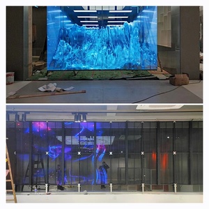 Video Wall Screen for Window Transparent Glass P3.9-7.8 LED GC Indoor LED Screen Smart Outdoor LED Curtain RGB 1 <strong>Years</strong> ODM/OEM - Product Image 1