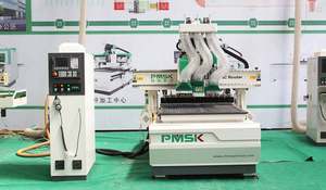 Máquina enrutadora Cnc de carga y descarga automática 1325 para fabricación de puertas de armarios de madera máquina anidadora Cnc - Product Image 4