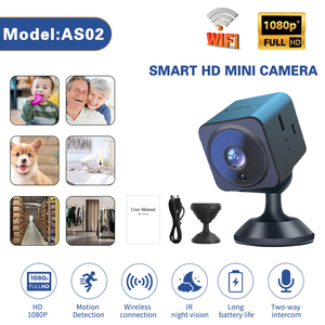 AS02 Baby Monitor Real Time Video Two Way Voice <strong>Intercom</strong> 1080P Wifi Home <strong>Security</strong> Camera <strong>System</strong> <strong>Wireless</strong> Video Mini Camera - Product Image 2