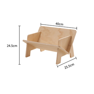 Simple Design Desktop Storage <strong>Rack</strong> Multi-Purpose Wooden Organizer For Books Decor In Home Office Cafe Minimalist Style Custom - Product Image 4