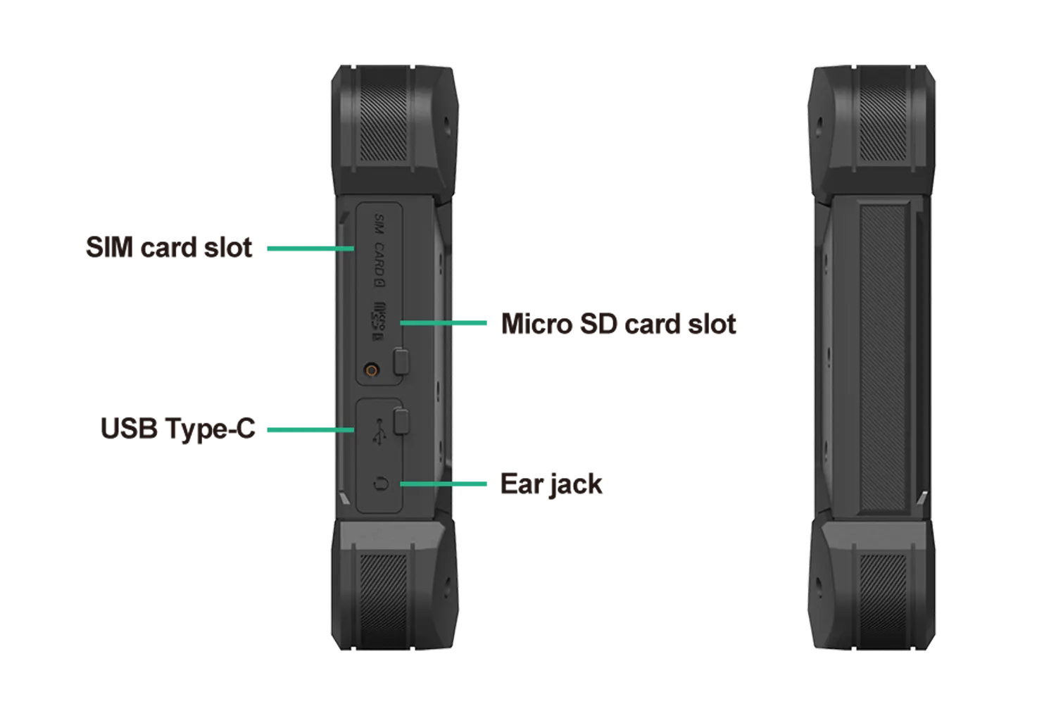 OEM Tablet Robustes wasserdichtes 7-Zoll-Android-Tablet mit NFC-Kamera für Smart Telematics Solution