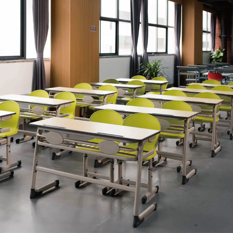 3-شخص مكاتب و طقم كراسي المدرسة النشاط التدريب غرفة العديد من مقاعد طاولة للدراسة للطلاب