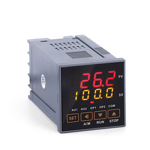 Controlador de temperatura Pid programable, multientrada, 1200 C, Maxwell, LED Dual, cuatro dígitos, pantalla Celsius o fahren50 conmutable